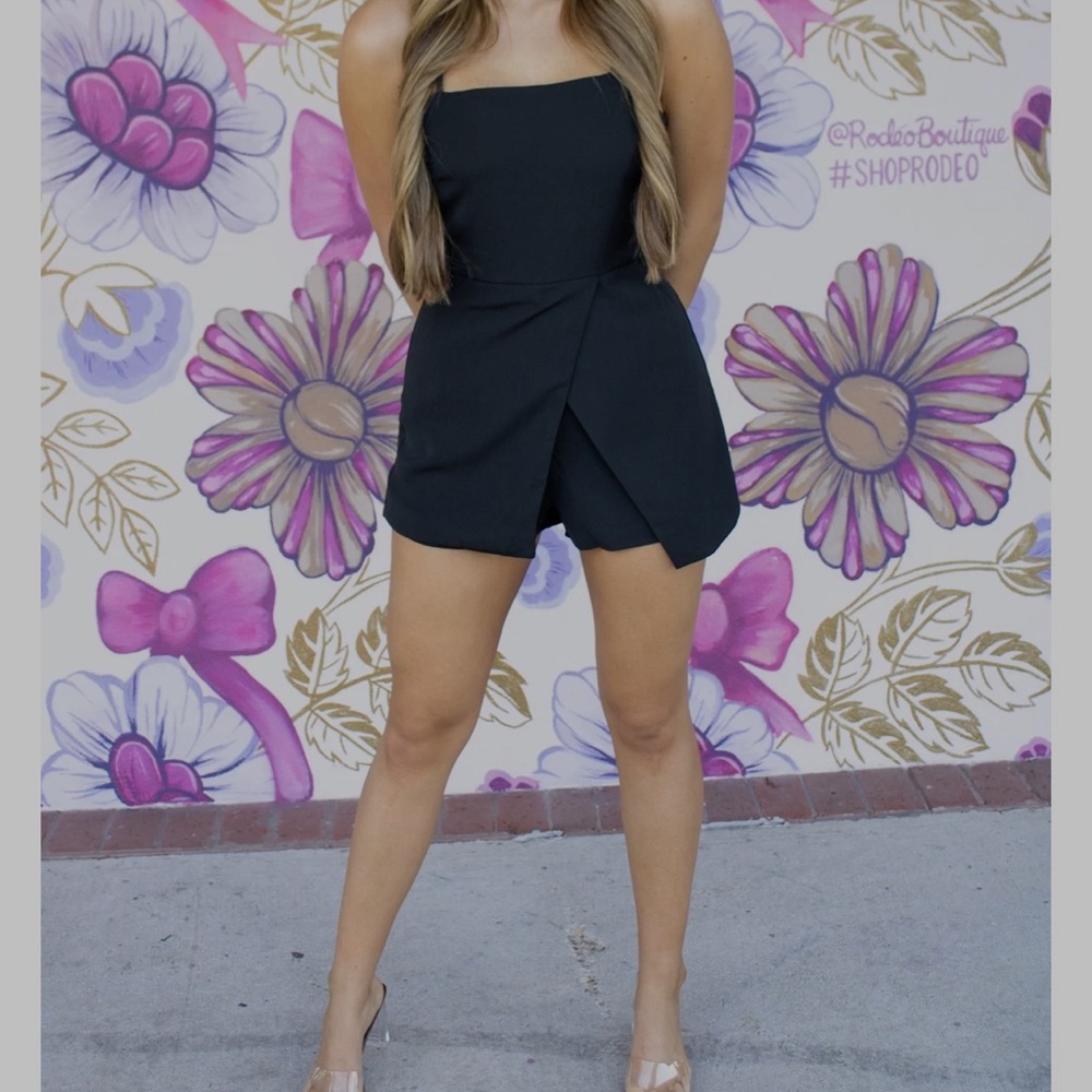 Chic Black Romper